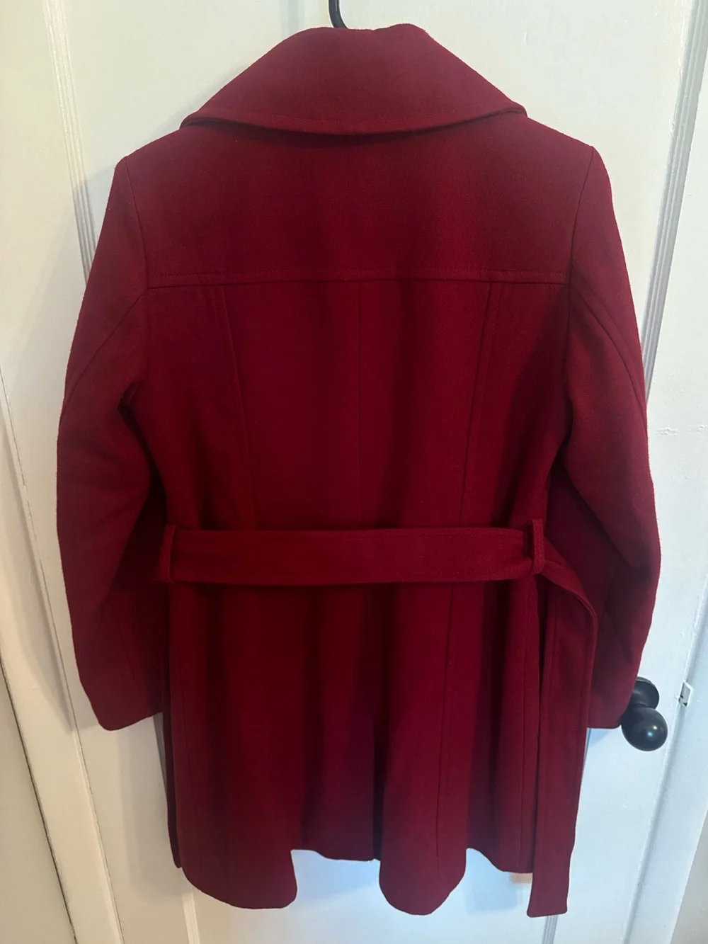Michael Kors Red Wool Coat